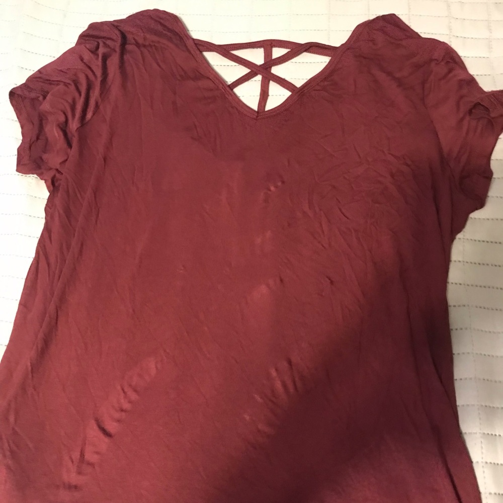 SO relaxed T-shirt ( Maroon )